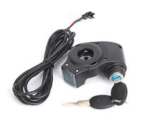 Hominas E-Bike Thumb Throttle LCD Affichage Contacteur a Clef Trotinette Electrique Thumb Accessoires pour Vélo Electriques et 2 Clés avec Verrouillage à Clé