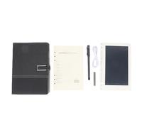 Hominas Ensemble de carnet de Notes et Tableau d'écriture numérique Intelligent avec synchronisation en Temps réel, numérisation pour Apprendre à Prendre des Notes et à Dessiner (Noire)