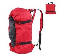 Hominas Escalade Corde Kit Sac, Arbor Corde Sac De Rangement Pliant Alpinisme Bandoulière Sac À Dos pour Camping en Plein Air Randonnée (Rouge)