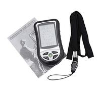 Hominas GPS Altimètre numérique 8 en 1 multifonction Camping GPS Récepteur de navigation Affichage numérique LCD pour randonnées en plein air