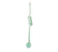 Hominas Hanging Door Cat Ball Toys Interactive Plush Suction Cup Fixation Fun Relieve Boredom Soft Play Toy with Bell for Indoor Cats Durable PVC Polyester Material 6cm Ball 70 180 (Verte)