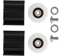 Hominas Roue de Porte Halls Kits, roulettes de Porte de Serre Remplacement de Roue de Serre Chaude de Halls de 22mm pour Portes Coulissantes