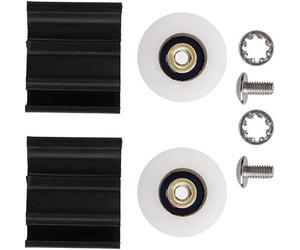 Hominas Roue de Porte Halls Kits, roulettes de Porte de Serre Remplacement de Roue de Serre Chaude de Halls de 22mm pour Portes Coulissantes