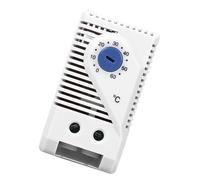 Hominas Thermostat Mecanique 0-60 ℃, Régulateur Interrupteur De Contrôleur De Température électrique Réglable, Bouton Bleu