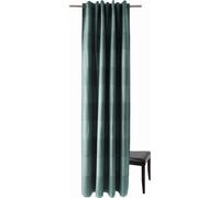 Homing Echarpe à passants Galdin Stripe 140x245 Rideau Chambre à coucher pétrole Rideau