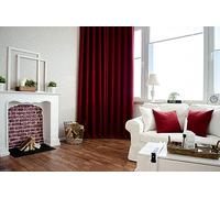 Homing Rideau Thermique - Protection Contre Le Froid - Protection Thermique - Économie d'énergie - Réduction des coûts de Chauffage - Rouge Brique