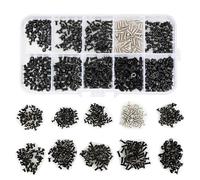 Homirty 500 Pièces Kit de Vis Ordinateur Portable, Visserie PC Portable, Vis Ventilateur PC, Kit de Vis Entretoises Fixe pour Réparation de Carte Mère