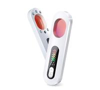 Homirty Détecteur d'Espions 6 en 1, Détecteur de Caméras Cachées avec 6 Niveaux de Sensibilité, Localisateur de Microphones, Anti-Écoute et Traqueur GPS - pour Hôtel, Maison, Bureau & Voyage (Blanc)