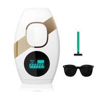 Homirty Épilateur Lumière Pulsée,Épilation Laser Définitive avec Technologie IPL,Épilateur Lumière Pulsée IPL,Epilateur Laser 5Niveaux d'Energie,2 Modes,999990 Lumières Pulsées