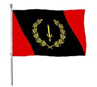 Homissor Drapeau du patrimoine américain noir, drapeau de l'histoire du mois noir Lives Matter Drapeaux de qualité supérieure pour extérieur résistant à la décoloration et à l'intérieur avec œillets en laiton