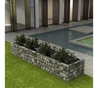 HOMIUSE 360x90x50 CM Cloture Jardin Exterieur Mur en Gabion JardinièRe Clã´Tures Dã©Coratives Claustra Exterieur Decoration Jardin pour Les Zones Commerciales Et RéSidentielles Pratique Et Beau