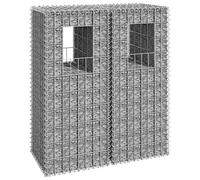 homiuse Poteau pour Panier De Gabion 40x40x100 CM 2 Pcs Jardin Exterieur Mur en Gabion JardinièRe Rectangulaire Claustra Exterieur Decoration Jardin pour Les Zones Commerciales Et RéSidentielles