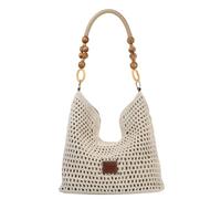 HomKuch Crochet Tote sac pour les femmes, été maille plage esthétique tricot Boho sac à épaule pour les vacances de voyage