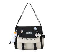 HomKuch Sac à bandoulière kawaii pour fille avec accessoires kawaii sac kawaii sac à bandoulière oblique mignon sac à main supérieur