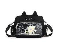 HomKuch Sac Kawaii Messenger pour les femmes, sac à épaule Kawaii japonais de poches multiples pour filles