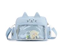 HomKuch Sac Kawaii Messenger pour les femmes, sac à épaule Kawaii japonais de poches multiples pour filles