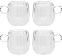 HOMLA CEMBRA GROOVE Verres à double paroi 250 ml, 2 pcs. set de 2 verres