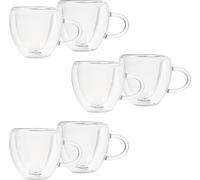HOMLA CEMBRA HEARTS verres 2 pcs. 300 ml set de 3 pièces