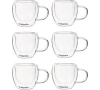 HOMLA CEMBRA verre transparent 80 ml set de 6 pièces