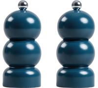 HOMLA Lot de 2 moulins SPICE BUBBLE bleu foncé 12 cm