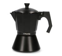 HOMLA | Mia cafetière à espresso | 6 tasses | aluminium noir