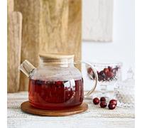 HOMLA SAFFRON Pichet avec couvercle en bois 1 l