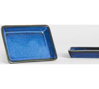 HOMLA Set OKINAWA bleu foncé Plats de service 4 pcs.
