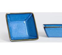 HOMLA Set OKINAWA bleu foncé Plats de service 4 pcs.
