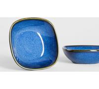 HOMLA Set OKINAWA bols carrés bleu foncé 4 pcs.