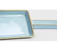 HOMLA Set OKINAWA plat de service turquoise 4 pièces