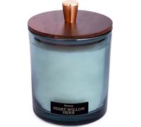 HOMLA WOODY BLEND Bougie parfumée Saules nocturnes Herbes-380 g