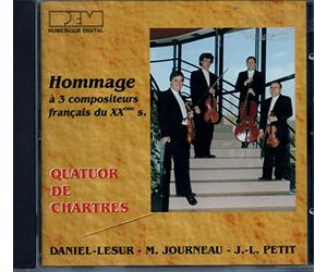 Hommage à 3 compositeurs français du XXème s. : Daniel Lesur, Maurice Journeau, Jean-Louis Petit