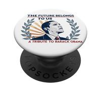 Hommage à Barack Obama : L'avenir nous appartient PopSockets PopGrip Adhésif