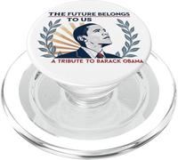 Hommage à Barack Obama : L'avenir nous appartient PopSockets PopGrip pour MagSafe
