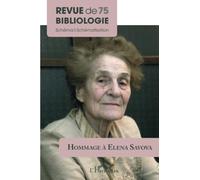 Hommage à Elena Savova - Collectif - L'harmattan - broché - Revue