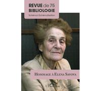 Collectif – Hommage à Elena Savova – Revue – Broché – L'Harmattan