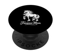 Hommage à Friesian Mom Horse Lover Equestrian PopSockets PopGrip Adhésif