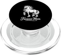 Hommage à Friesian Mom Horse Lover Equestrian PopSockets PopGrip pour MagSafe
