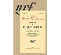 Hommage à Jacques Rivière: (1886-1925)