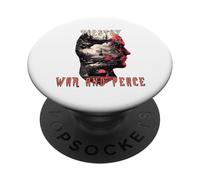 Hommage à la Guerre et à la Paix de Léon Tolstoï PopSockets PopGrip Adhésif