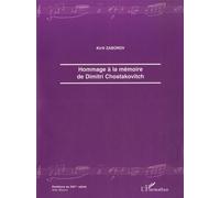 Hommage à la mémoire de Dimitri Chostakovitch - Kirill Zaborov - L'harmattan - broché - Partition