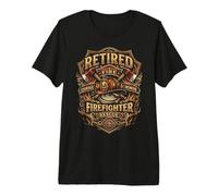 Hommage à l'héritage du Pompier à la Retraite Courage Rescue T-Shirt Haut de Gamme