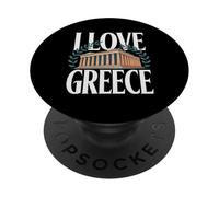 Hommage Architectural I Love Greece PopSockets PopGrip Adhésif