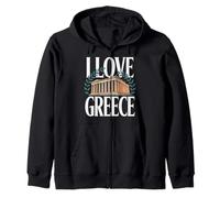 Hommage Architectural I Love Greece Sweat à Capuche