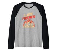 Hommage au héros des Pompiers d'I Love Firemen Manche Raglan