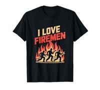 Hommage au héros des Pompiers d'I Love Firemen T-Shirt
