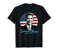 Hommage au président Patriotique Barack Obama T-Shirt Graphique avec Valeur