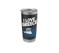 Hommage aux amoureux du Parthénon à I Love Greece Gobelet isotherme en acier inoxydable double paroi