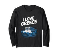 Hommage aux Amoureux du Parthénon à I Love Greece Manche Longue