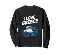 Hommage aux Amoureux du Parthénon à I Love Greece Sweatshirt